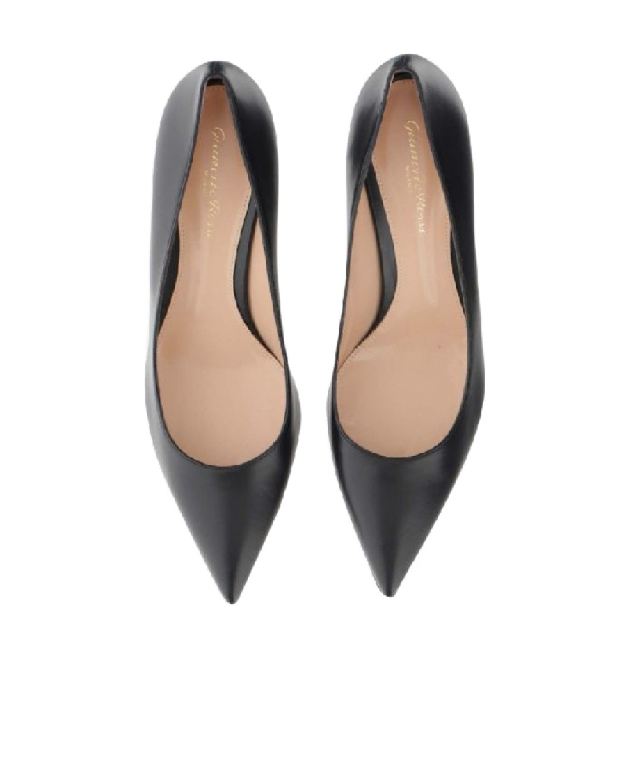 Shop Gianvito Rossi 55mm Pointed-toe Pumps In Black