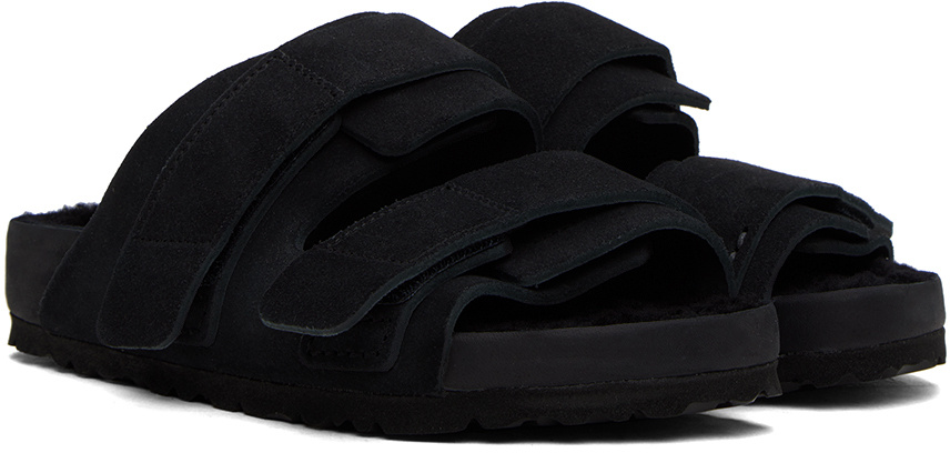 Tekla X Birkenstock Collaboration Uji Slides In Black