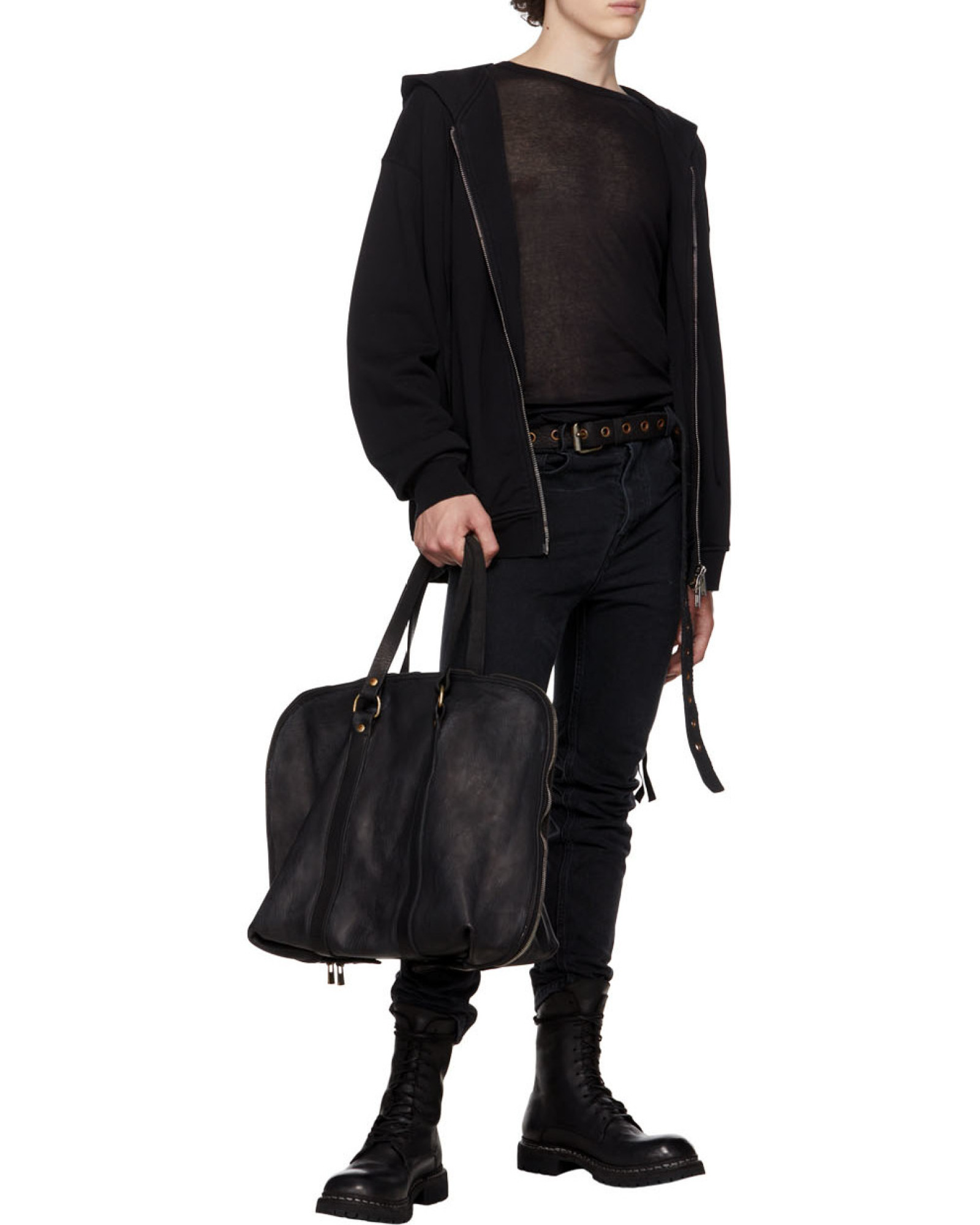 Guidi Gr05 V Laced Boots In Black