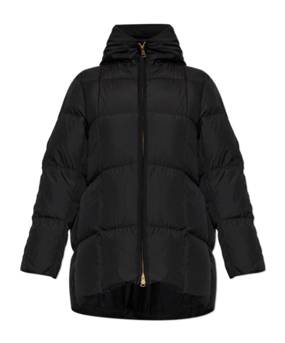 Moncler Darbon Quilted Hooded Jacket In Black