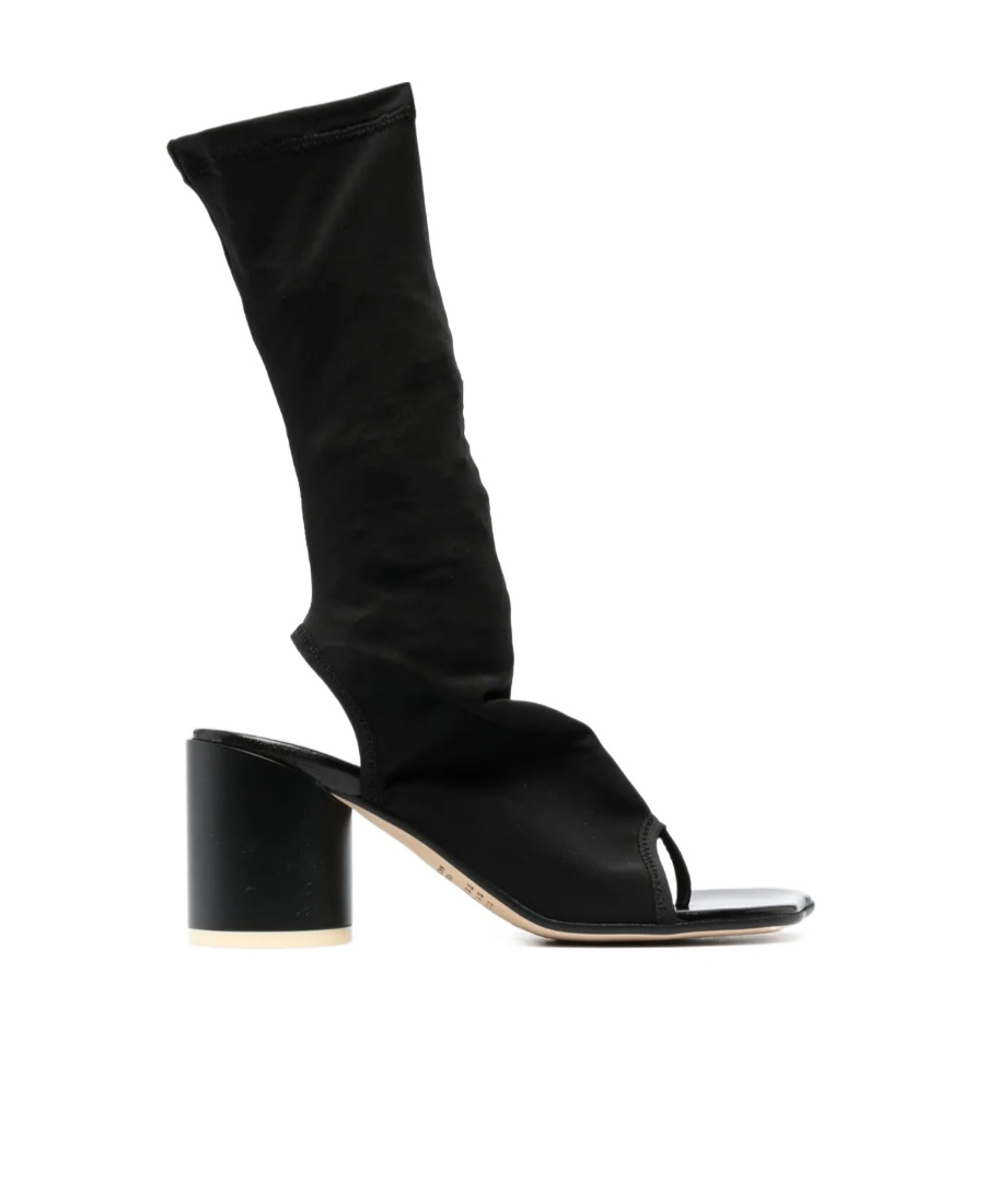 Mm6 Maison Margiela Slip-on Sock Boots In Black