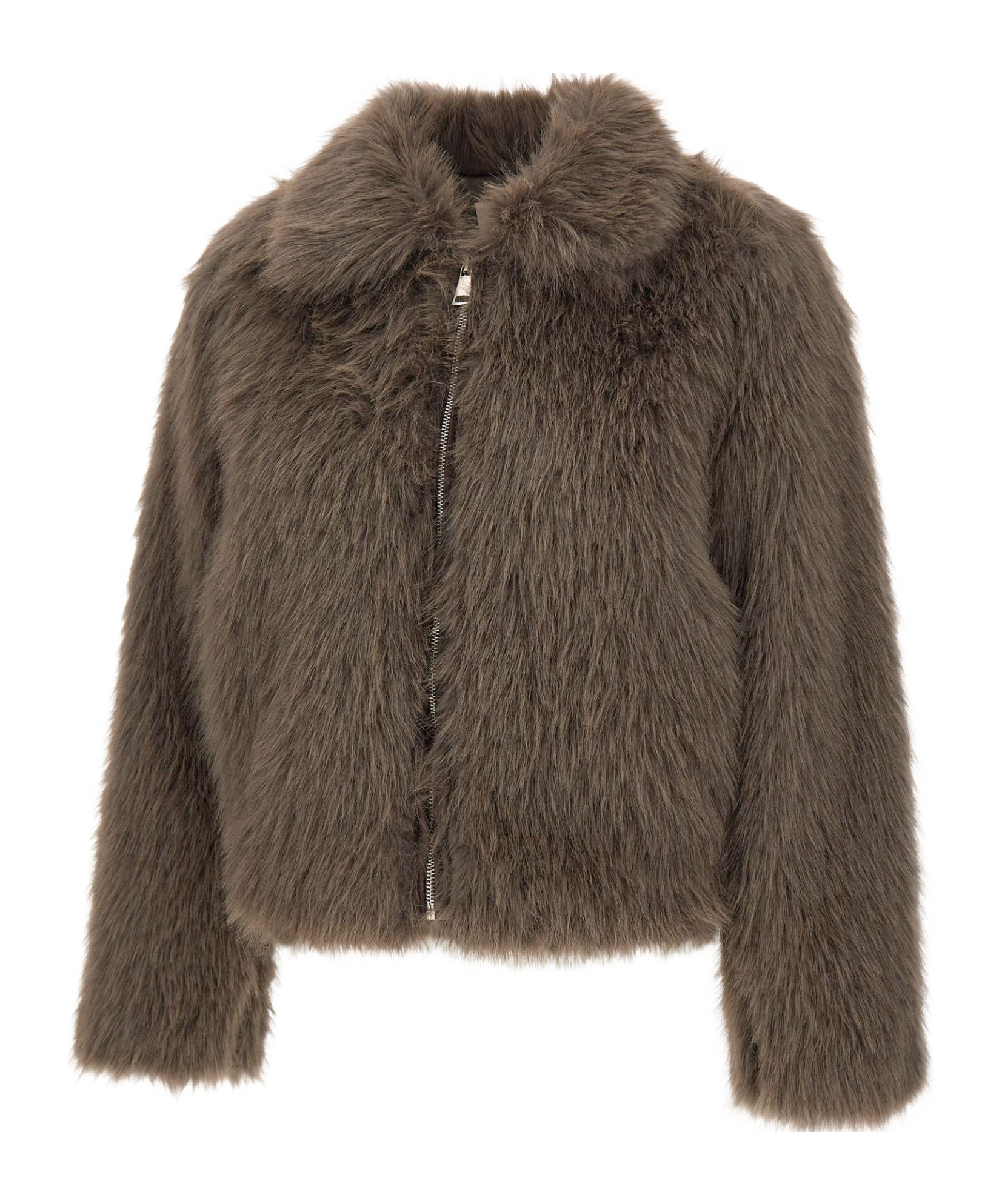 Kaos Long-sleeved Casual Jacket In Brown