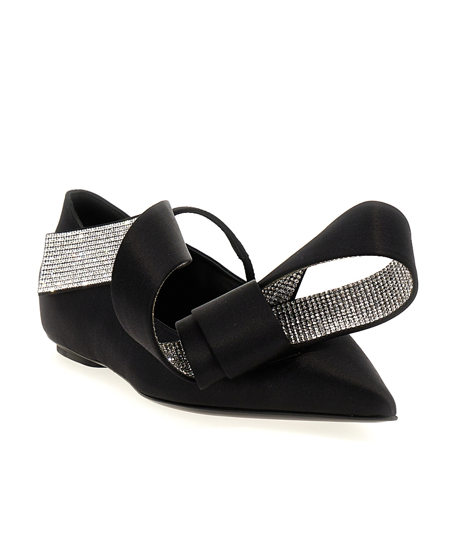 Shop Sergio Rossi Area Maquise Ballet Flats In Black