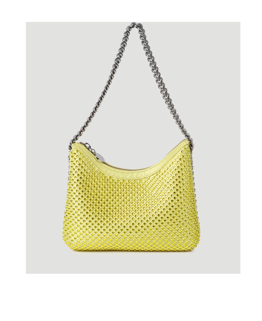 Stella Mccartney Falabella Mini Shoulder Bag In Yellow