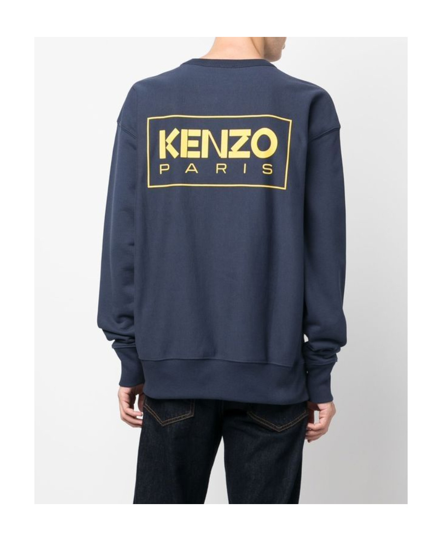 Kenzo Paris Oversize Sweatshirt In Blue
