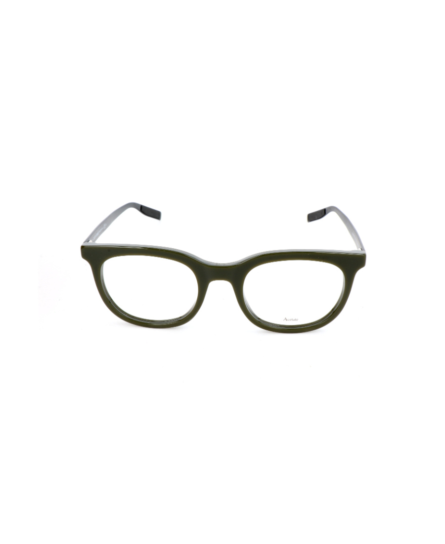 Dior Round Logo Glasses In Green