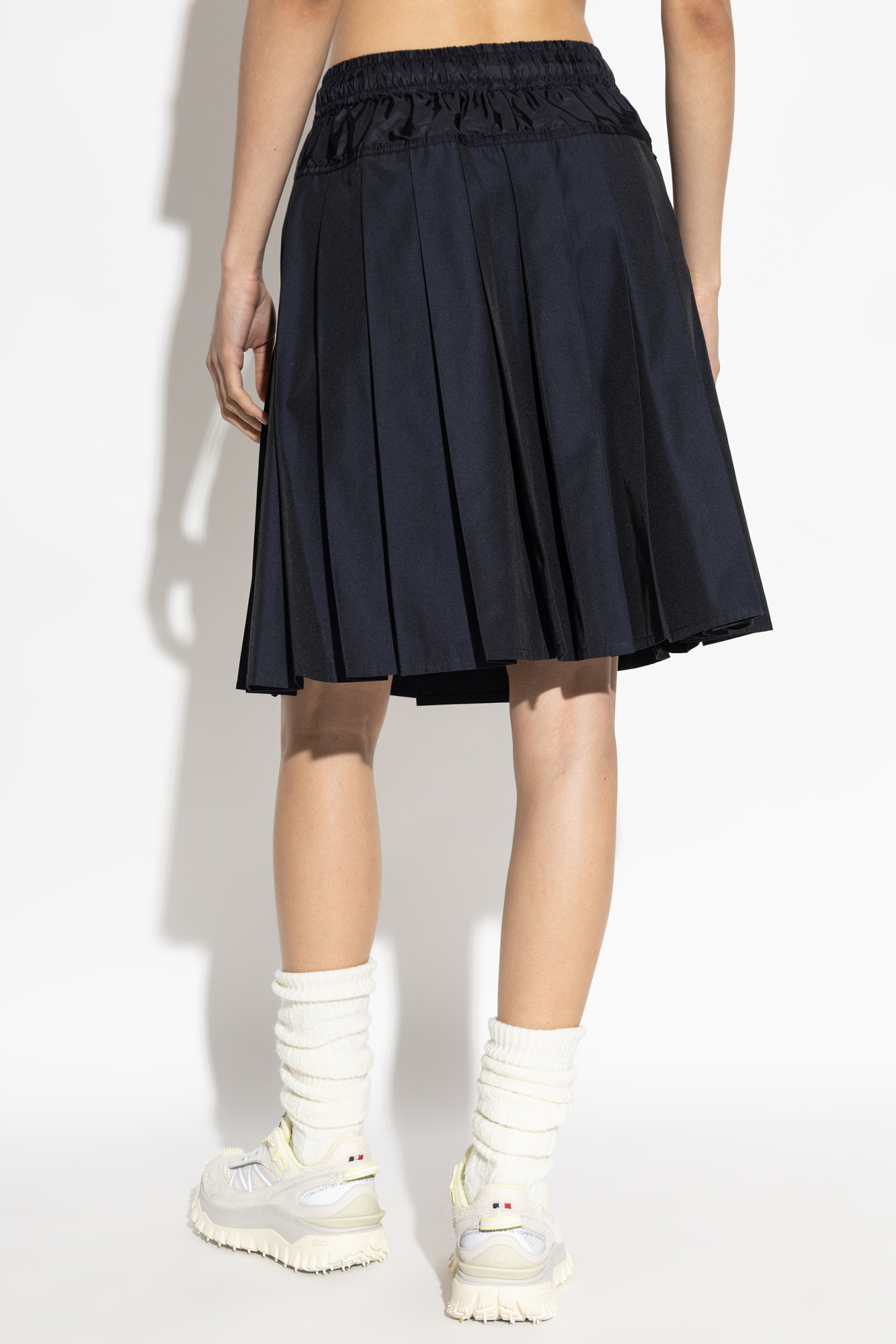 Moncler Pleated Drawstring Skirt