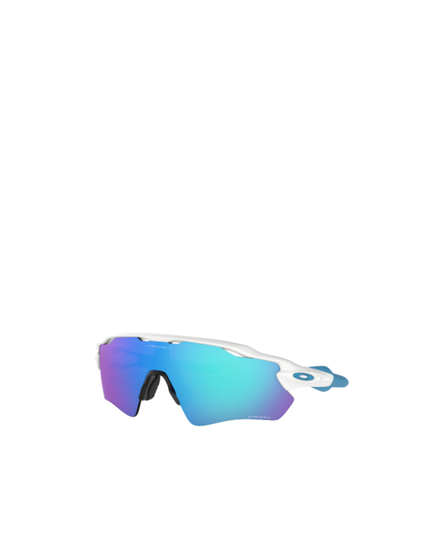 Oakley Logo Geometric Frame Sunglasses In Blue
