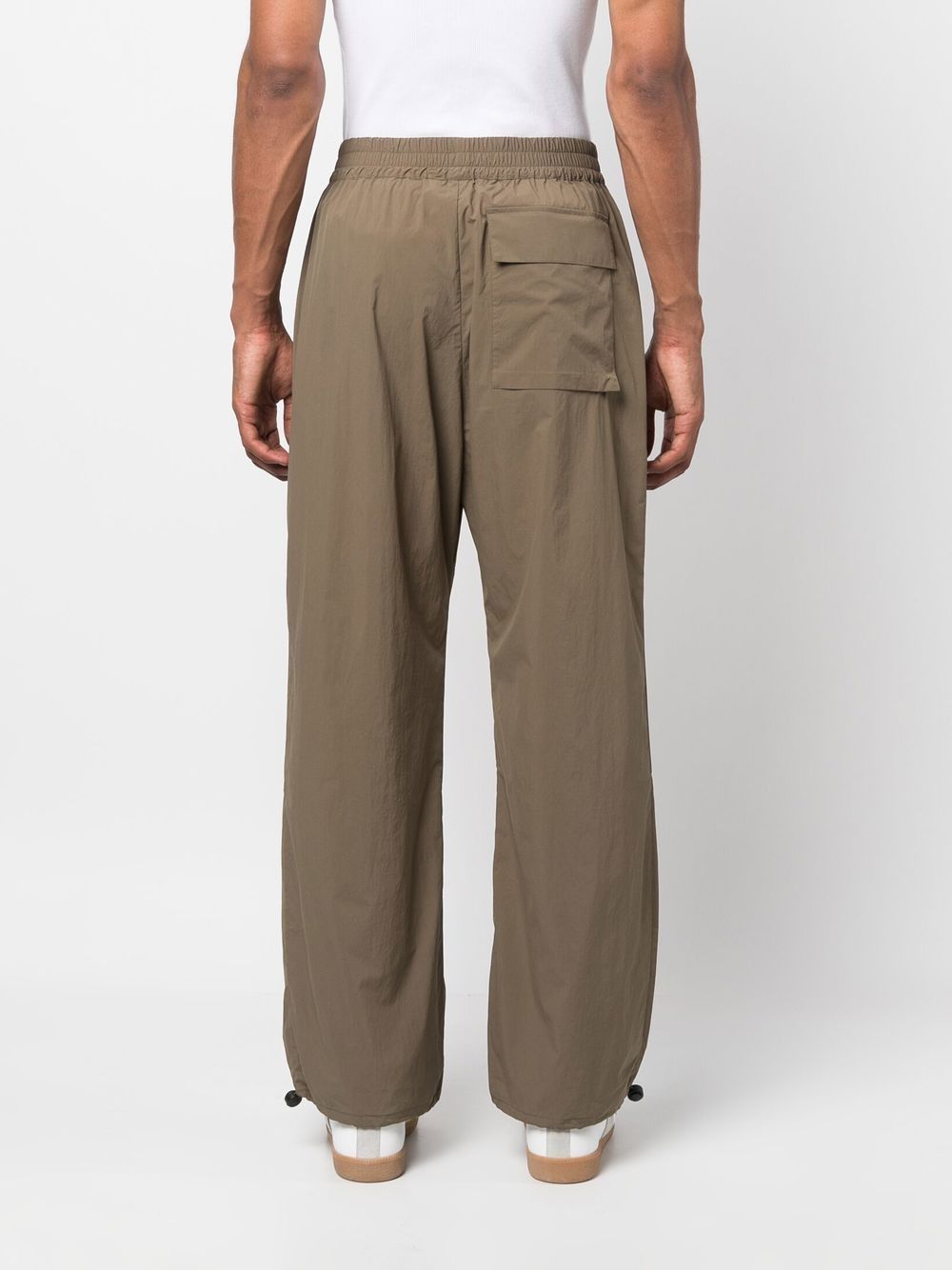 Studio Nicholson Loose-fit Elasticated-waist Trousers In Brown
