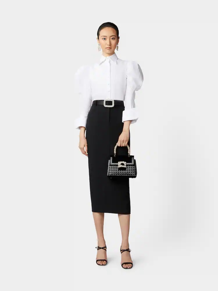 Roger Vivier "vivier Daisy Strass I In Black
