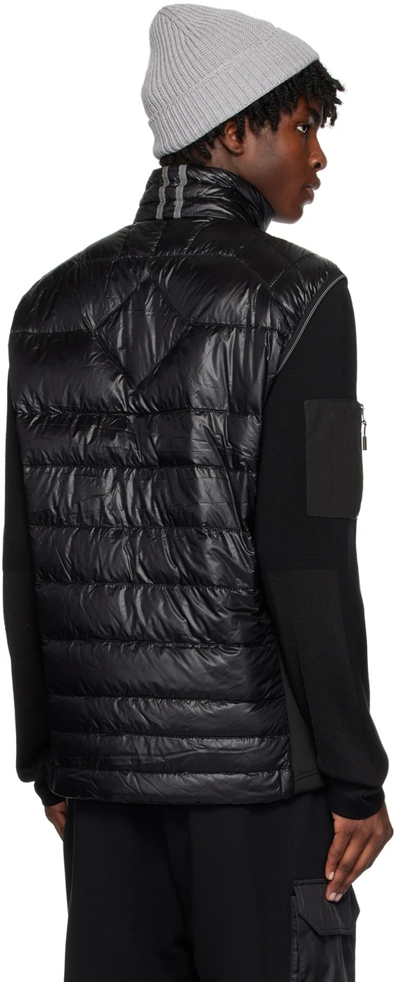 Canada Goose Hybridge Lite Tech Waistcoat Down Jacket In Black