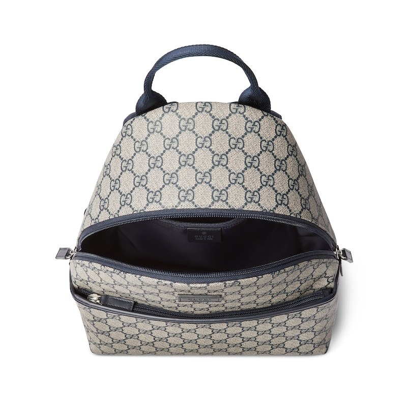 Gucci Gg Backpack In Gray