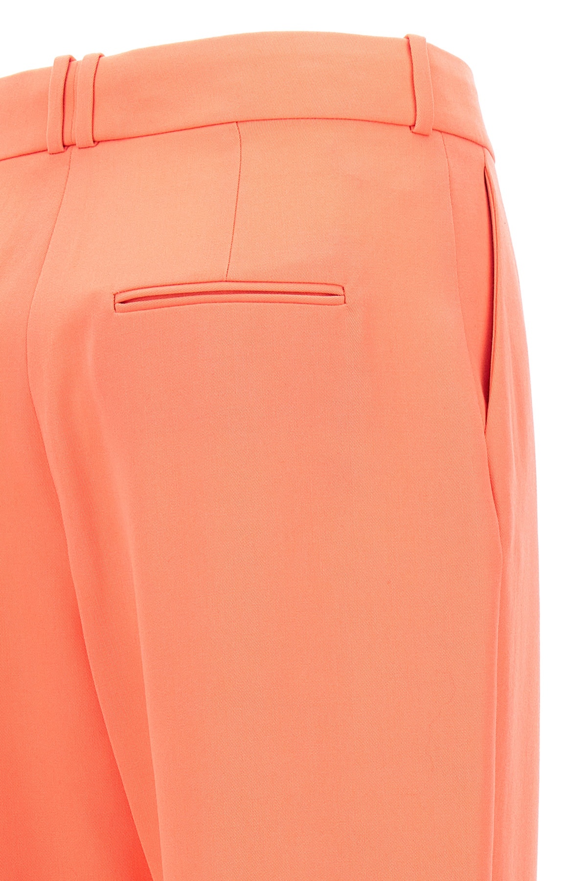 Balmain Pink Side Slits Pants In Pink