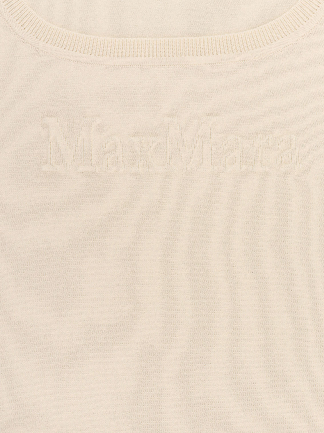 Max Mara Regular-fit Scuba Jersey Top In White