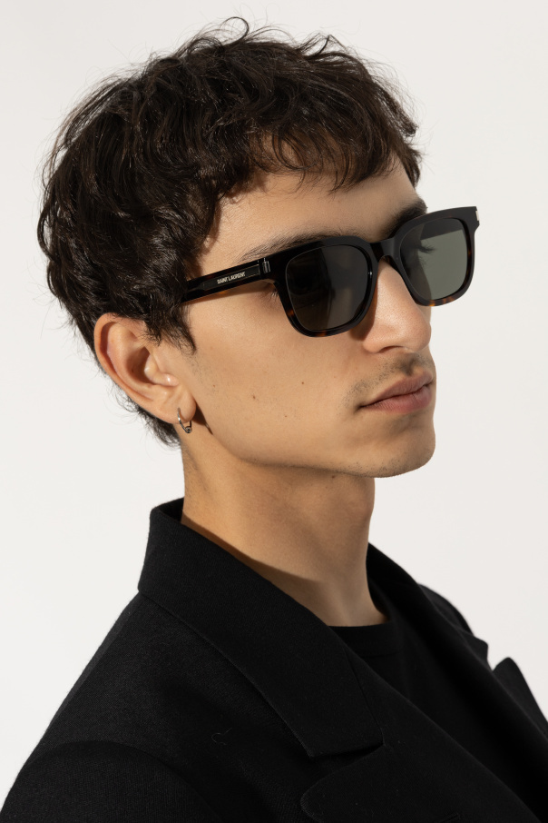 Saint Laurent Square-frame Sunglasses In Gray