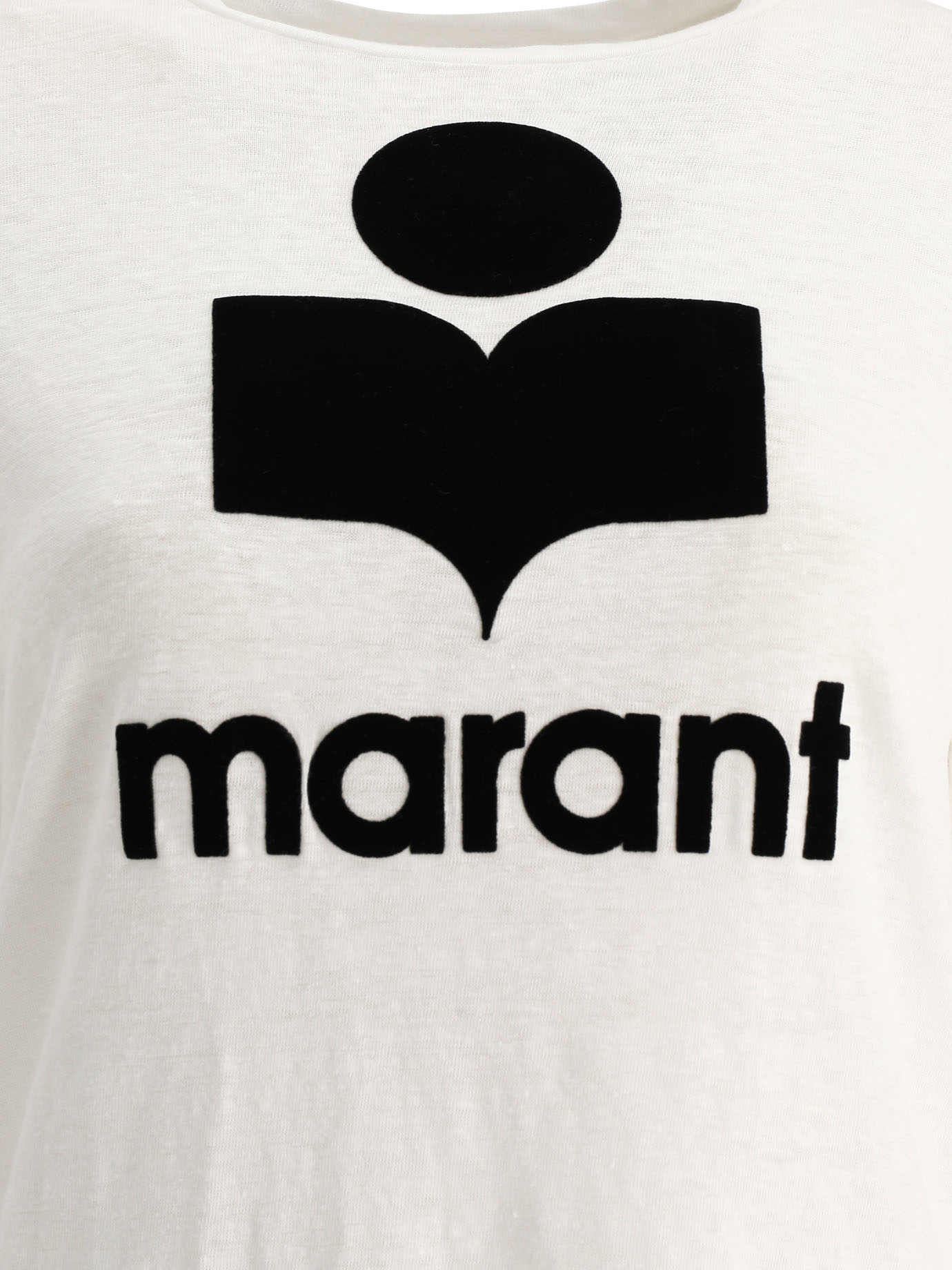 Isabel Marant Étoile Zewel Logo Tee-shirt In White