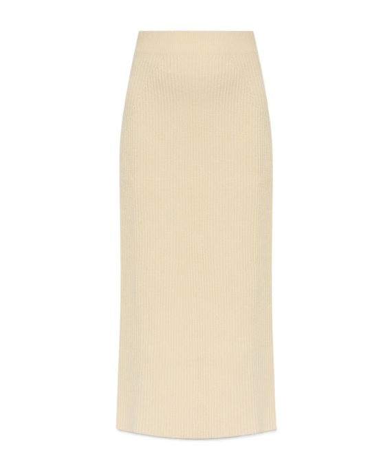 Totême Rib Skirt In Nude