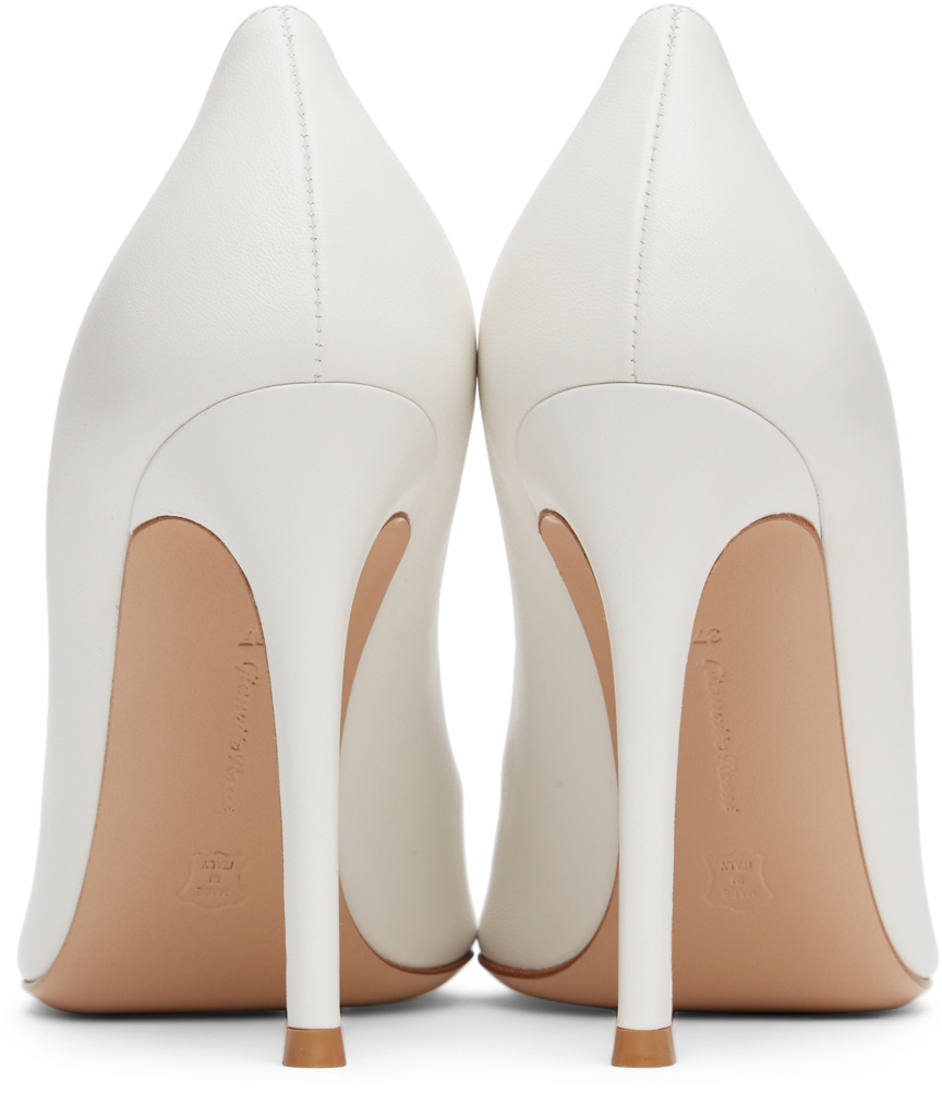 Gianvito Rossi Gianvito Pointed Toe Pumps In White