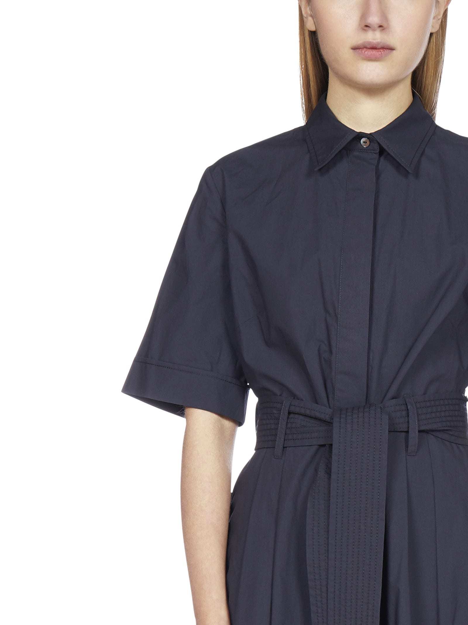 P.a.r.o.s.h Short-sleeve Midi Shirtdress