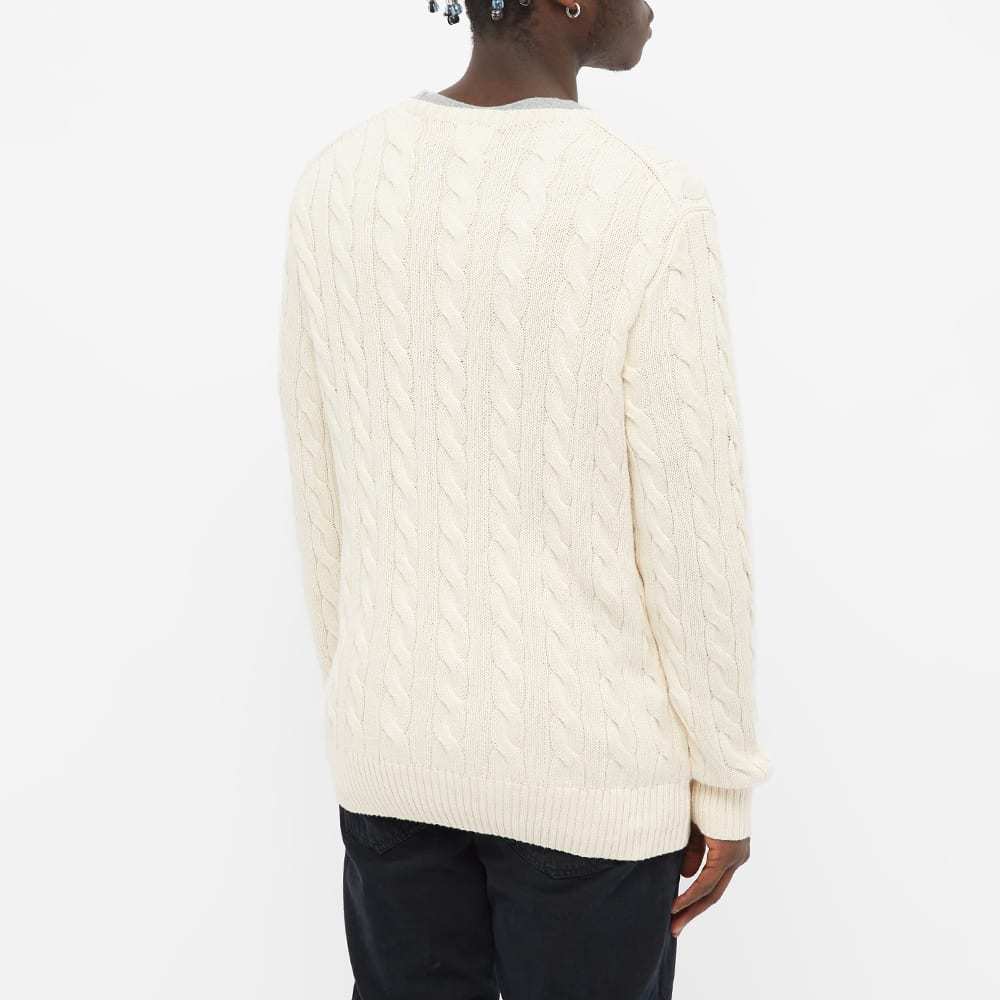 Polo Ralph Lauren Cable-knit Wool-cashmere Sweater In Andover Cream
