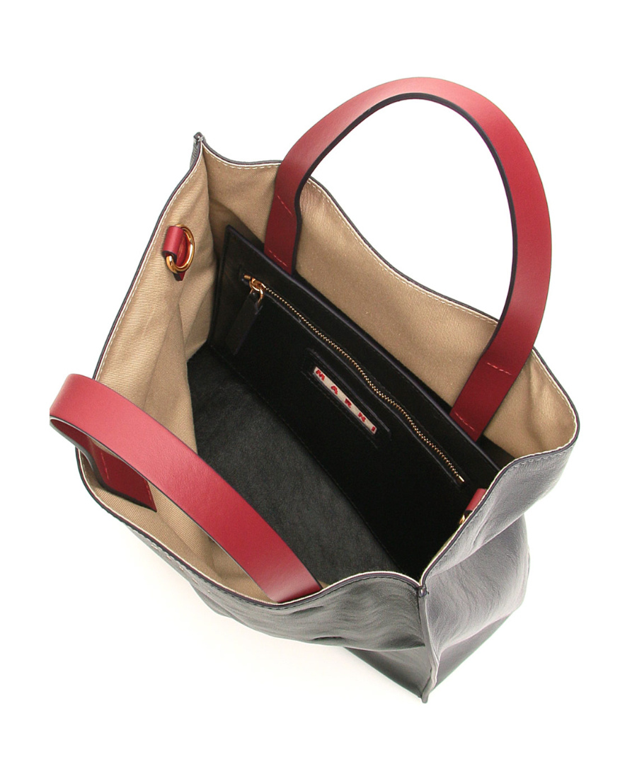 Shop Marni Museo Tote Bag In Black