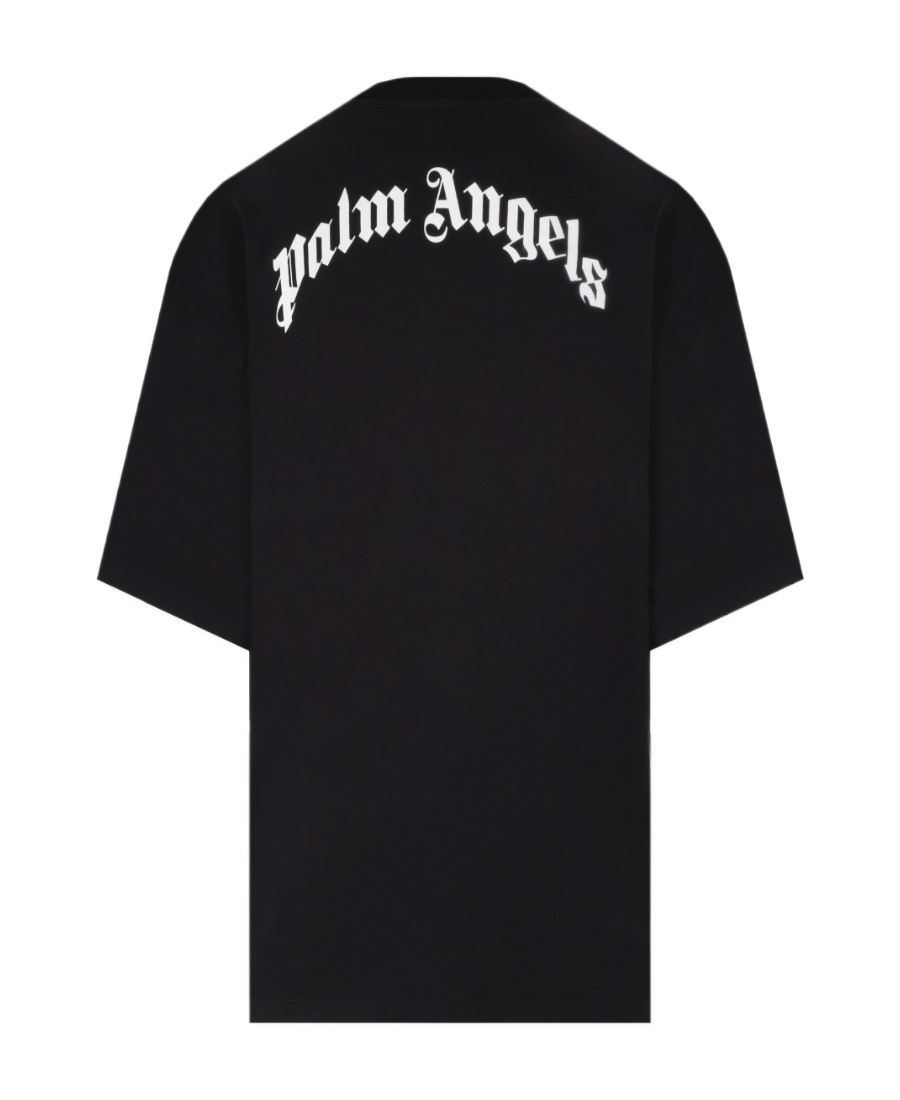 PALM ANGELS LOGO-PRINT SHORT-SLEEVE T-SHIRT