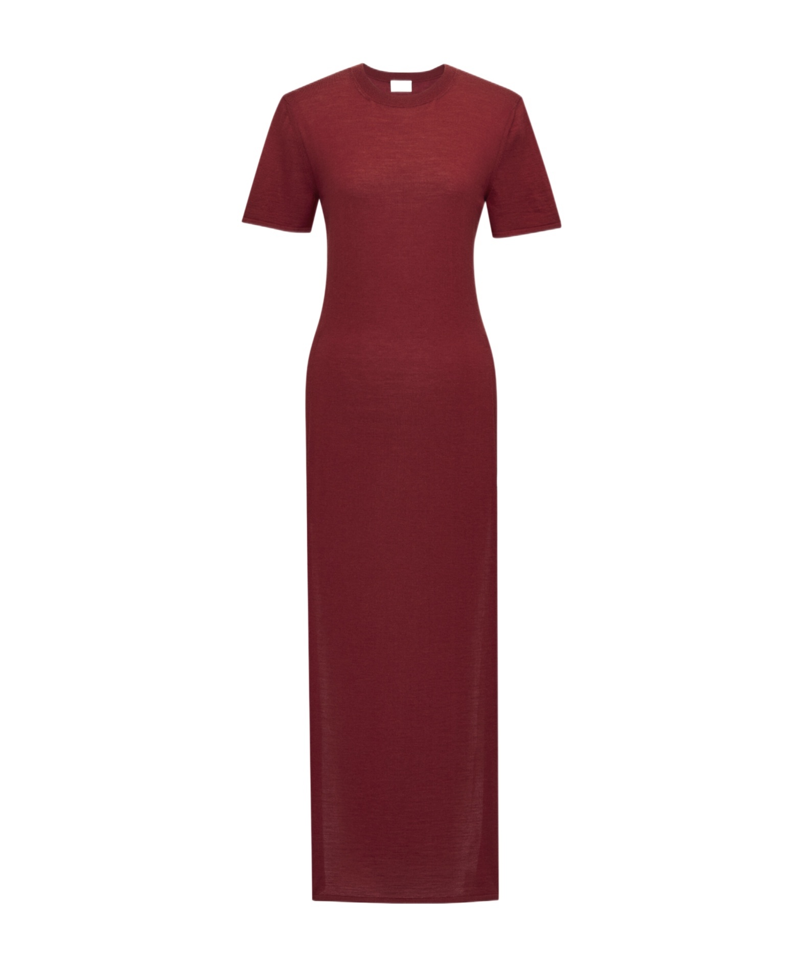 Saint Laurent Short-sleeved Dress In Red