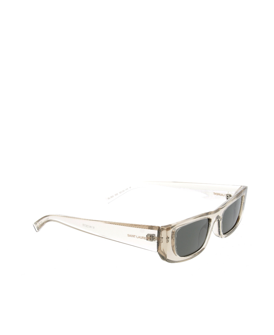 Saint Laurent Rectangle-frame Sunglasses In Gray