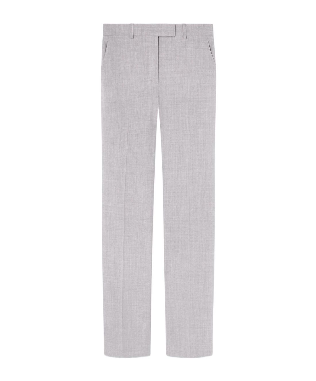 Versace Straight-leg Tailored Pants With Refined Finish In White