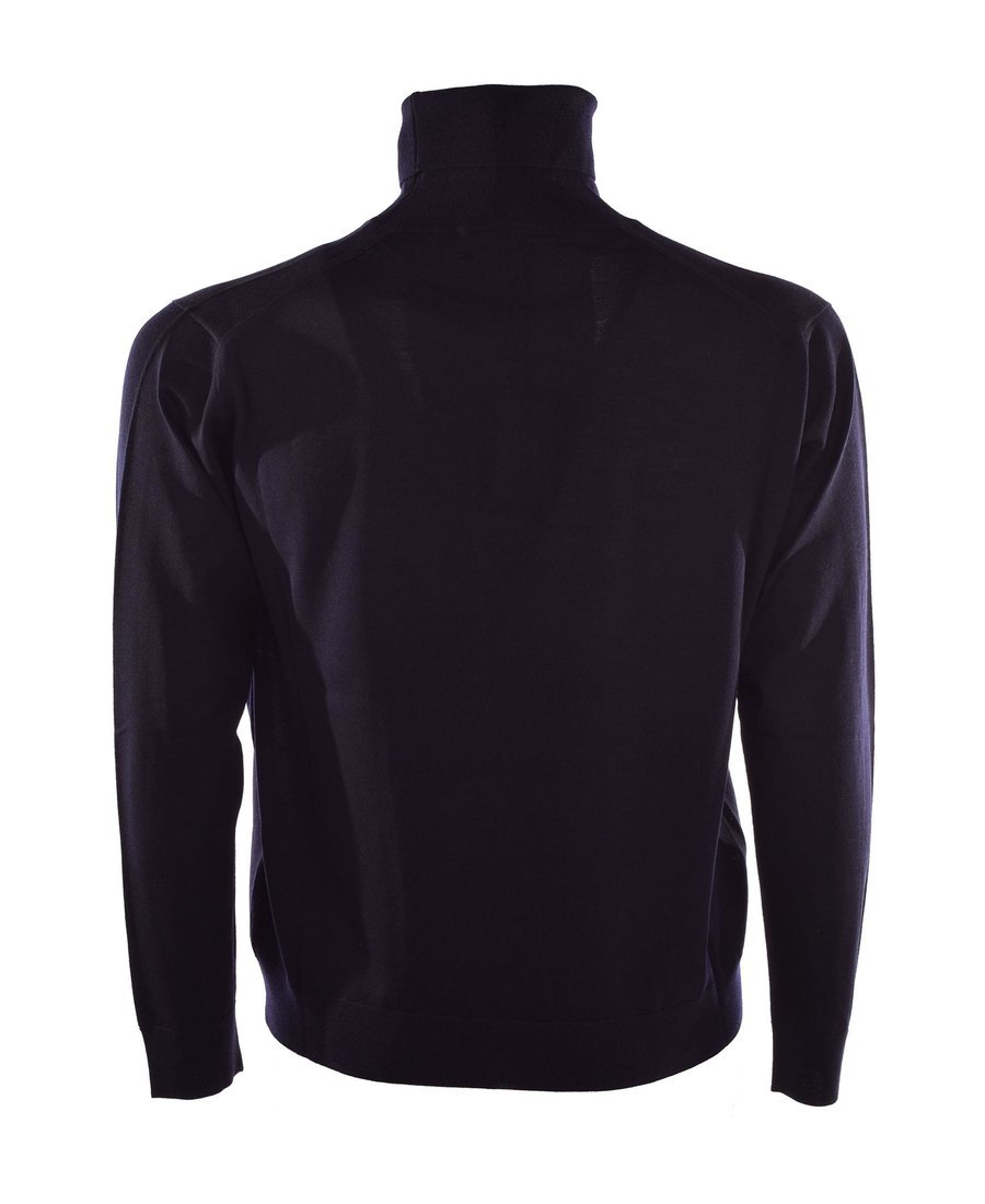 Prada Wool Turtleneck Sweater In Blue