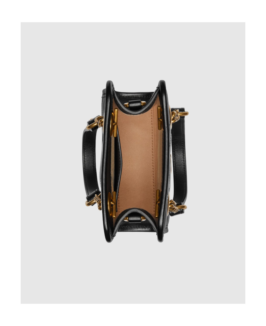 Gucci Mini Marmont Crossbody Bag In Black