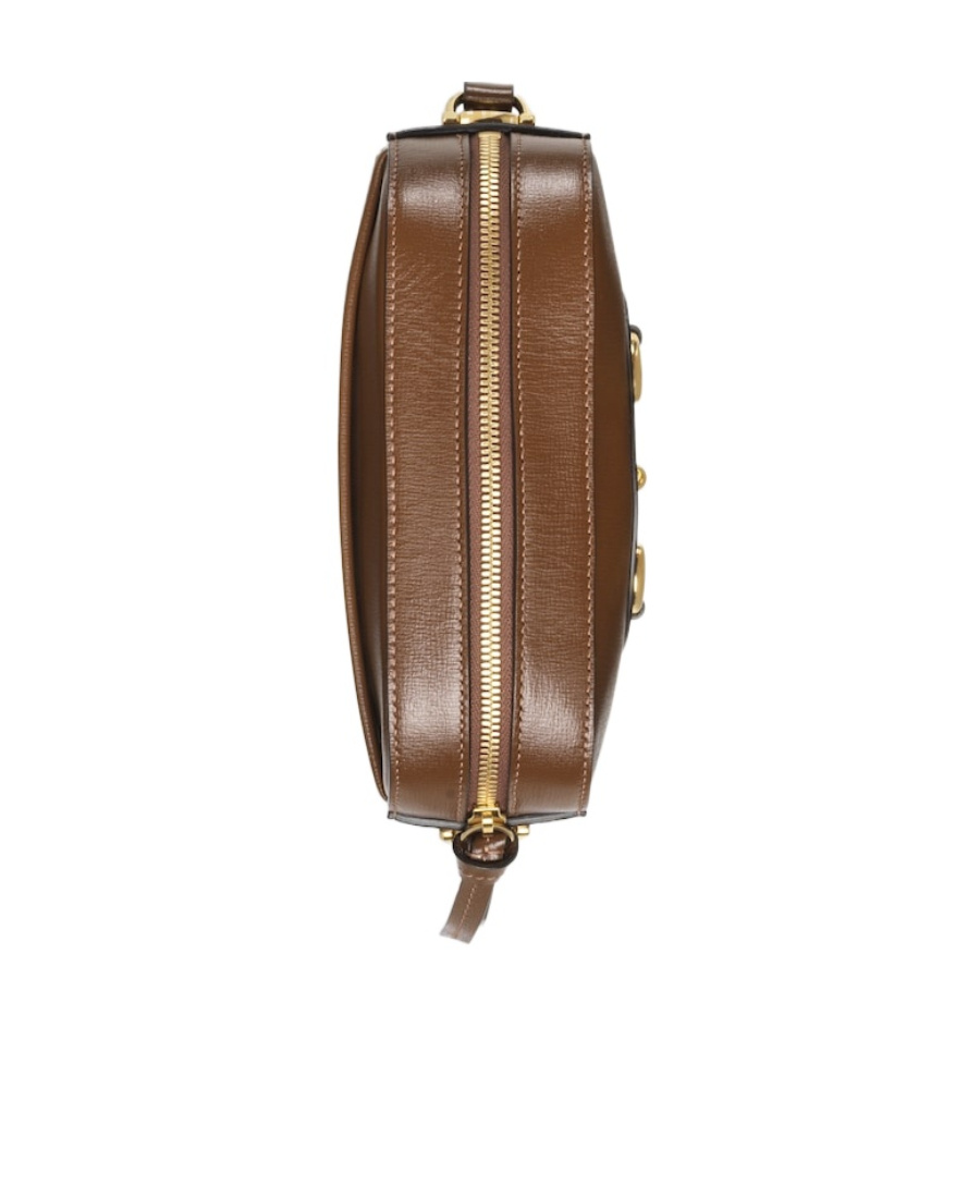 Gucci Small Horsebit 1955 Shoulder Bag In Brown