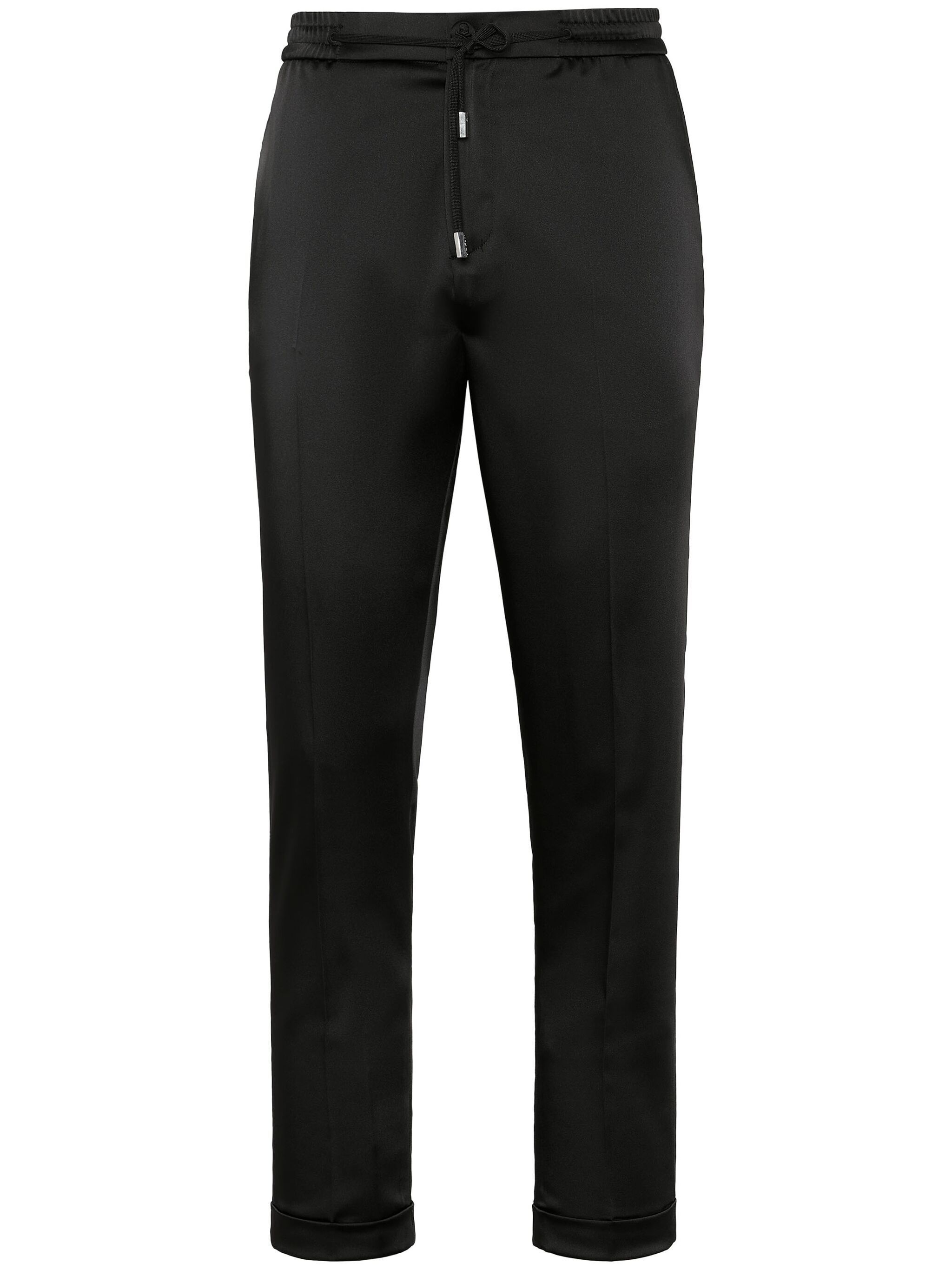 PHILIPP PLEIN SATIN TAILORED TROUSERS