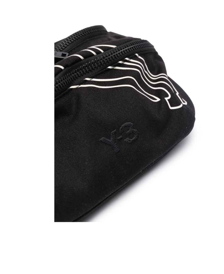 Y-3 Logo-embroidered Belt Bag In Black