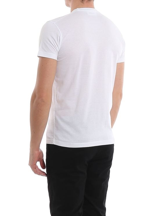 Dsquared2 Logo Printed T-shirt In White