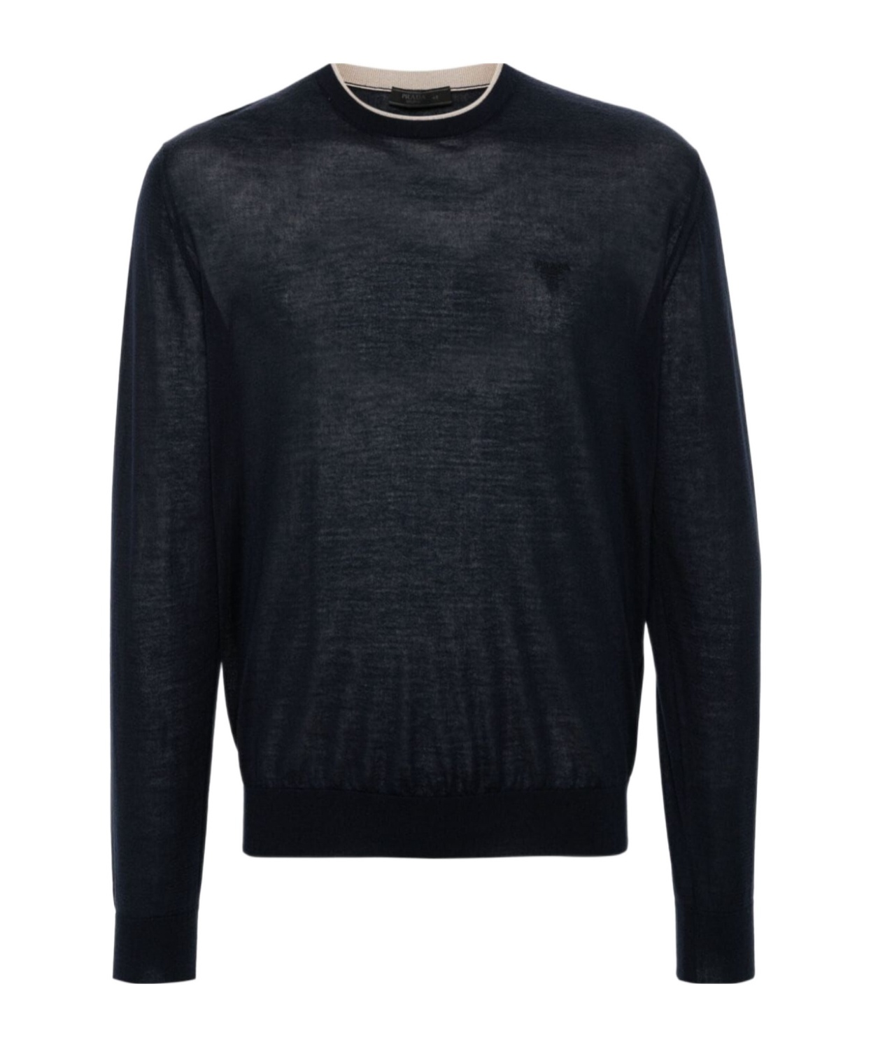 Prada Long-sleeved Sweater In Blue