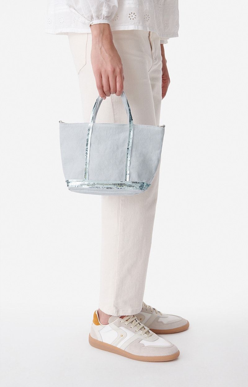 Vanessa Bruno Cabas Dual Handle Cross-body Bag In White