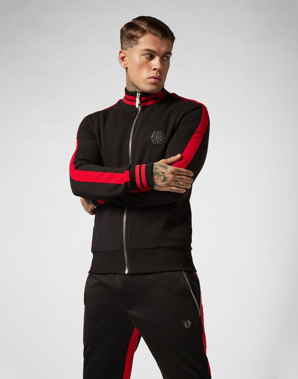 Philipp Plein Logo Casual Jacket In Black