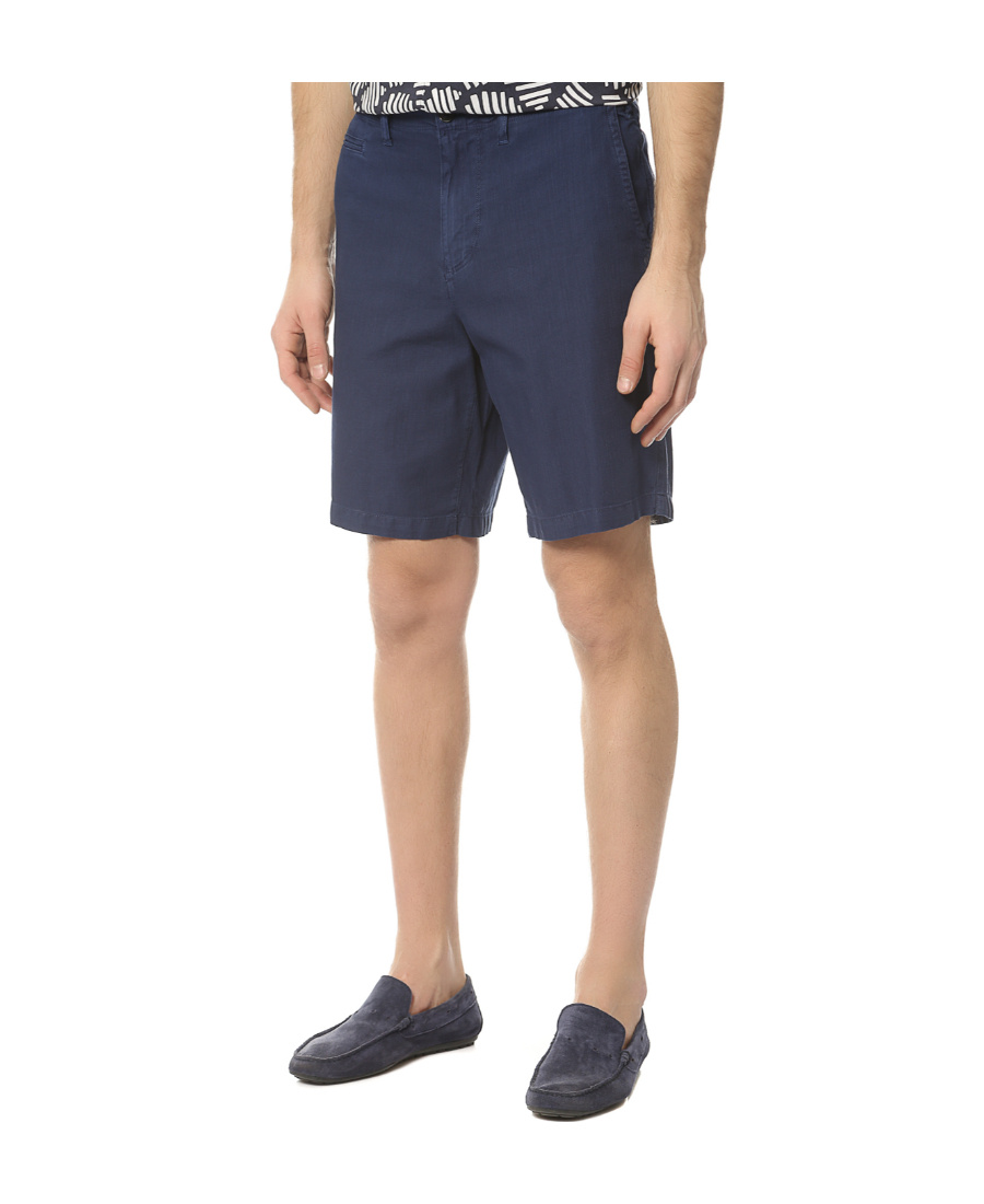 Armani Jeans Straight Shorts In Blue