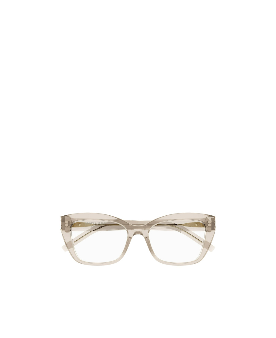 Saint Laurent Logo Flat Mirror In White