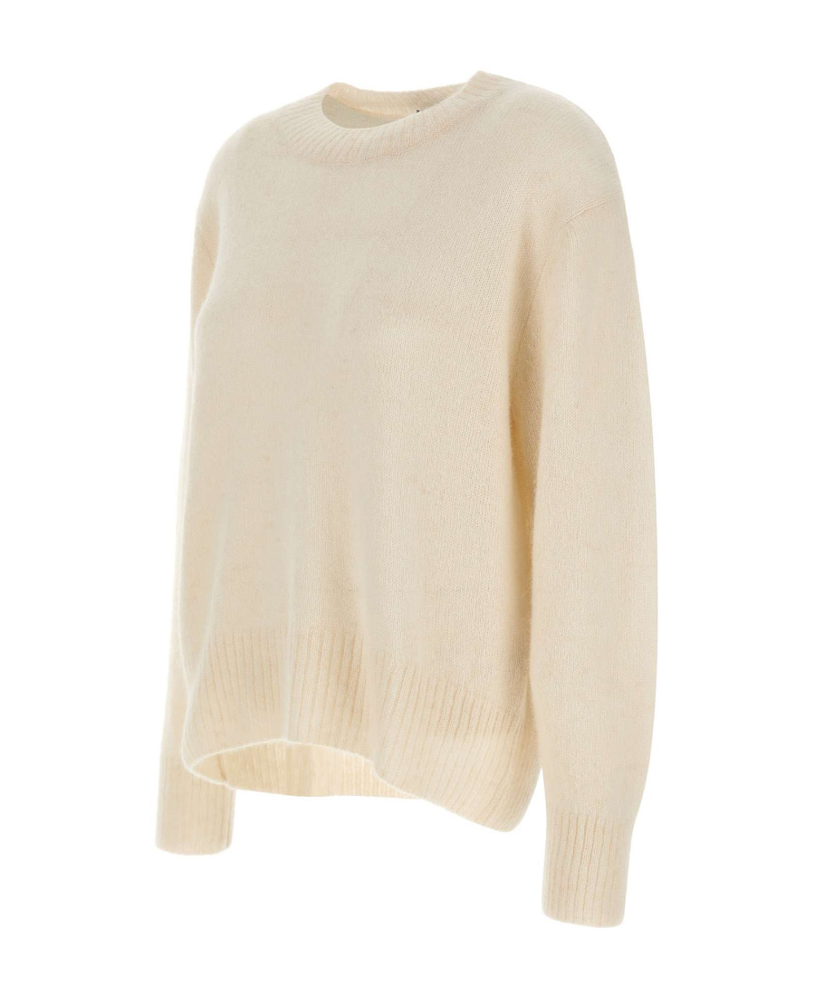 Apc A.p.c. Crewneck Brushed Jumper In Nude
