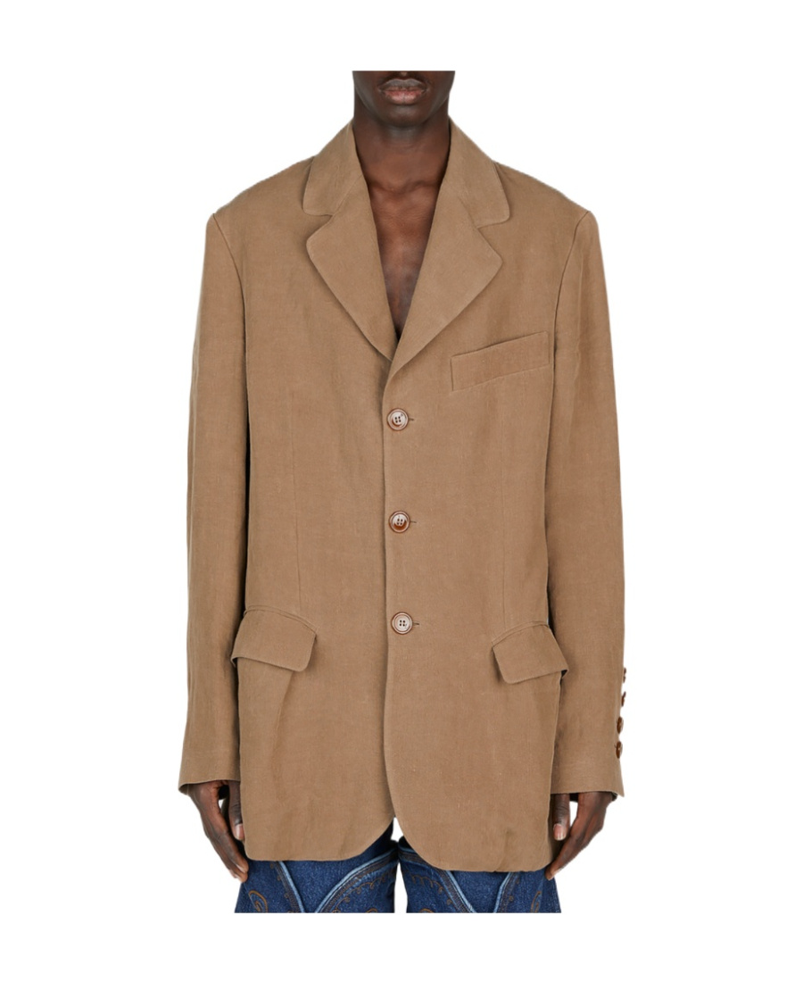 Vivienne Westwood Wreck Single Breasted Jacket In Brown