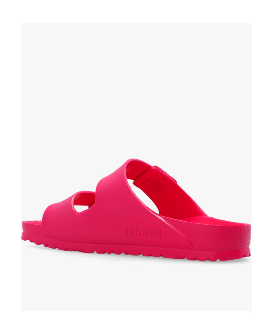 Birkenstock Logo Slippers In Red