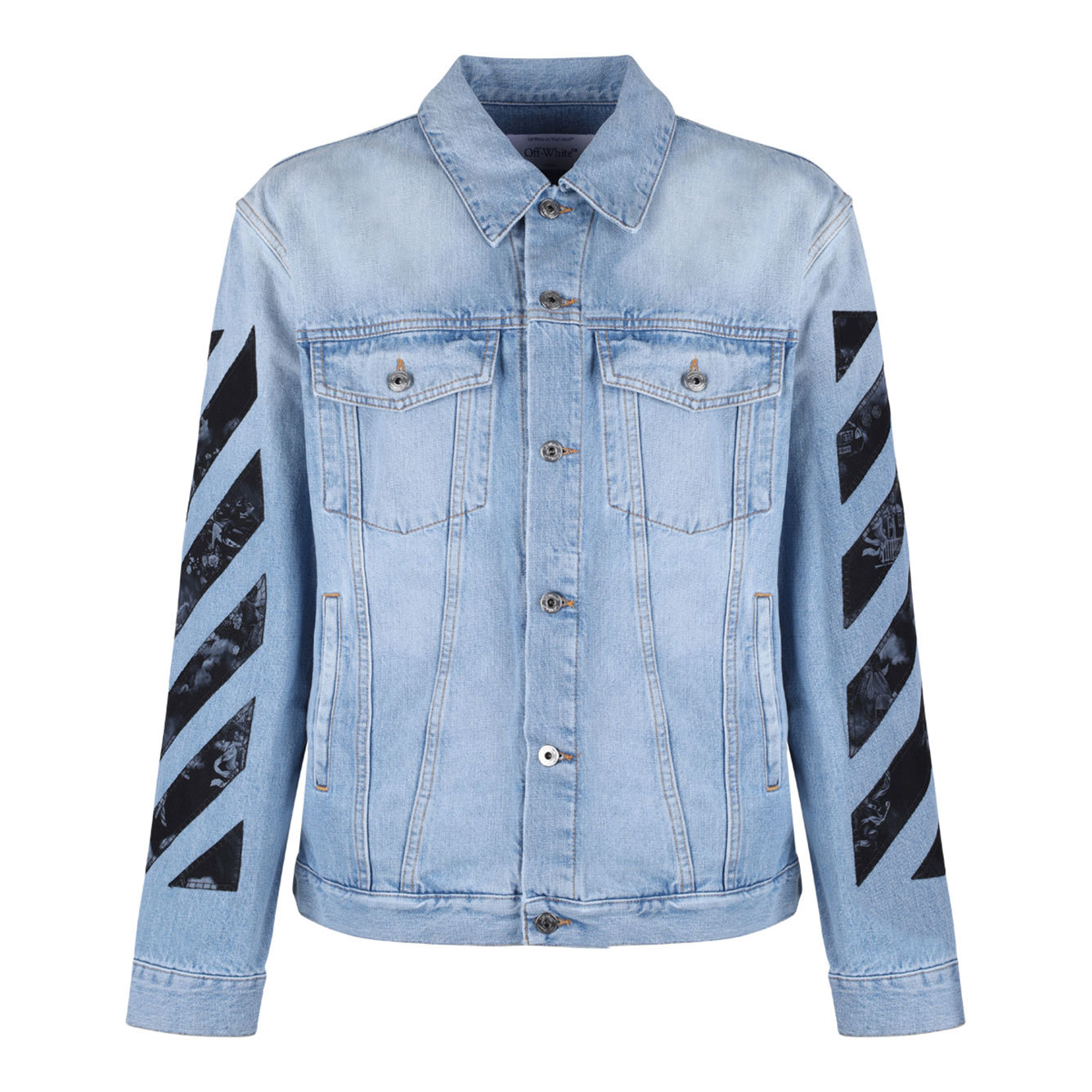 Off-white Off White Shirts In Blue