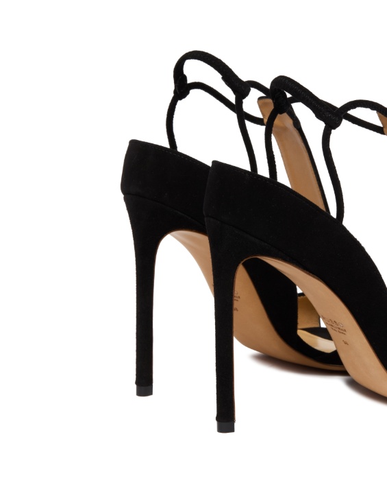 Francesco Russo Stilet-heeled Sandals In Black