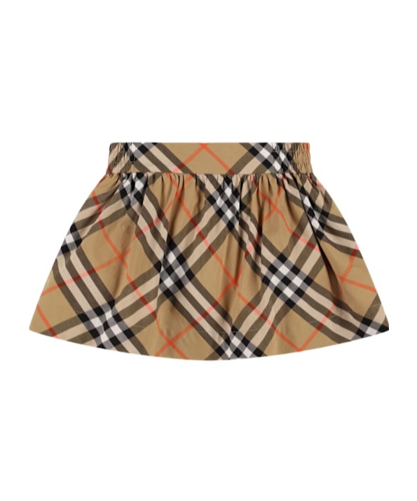 Burberry Checked Skirt