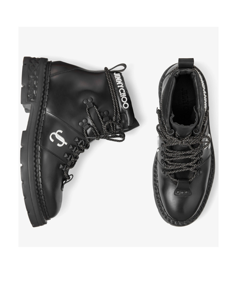 Jimmy Choo Marlow Hiking Boots In Black