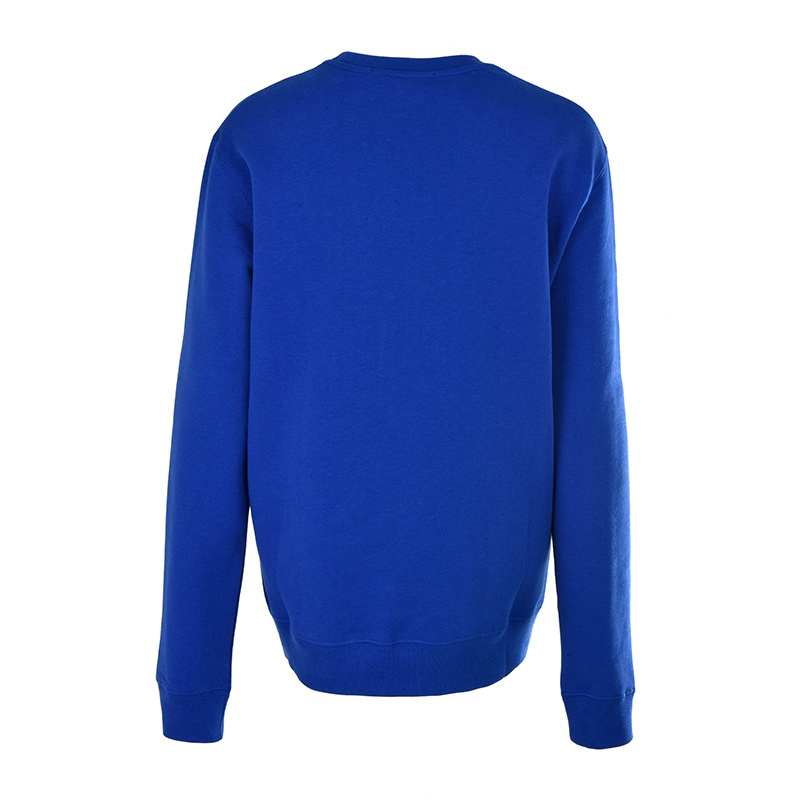 Msgm Logo Letter Printed Sweater In Blue