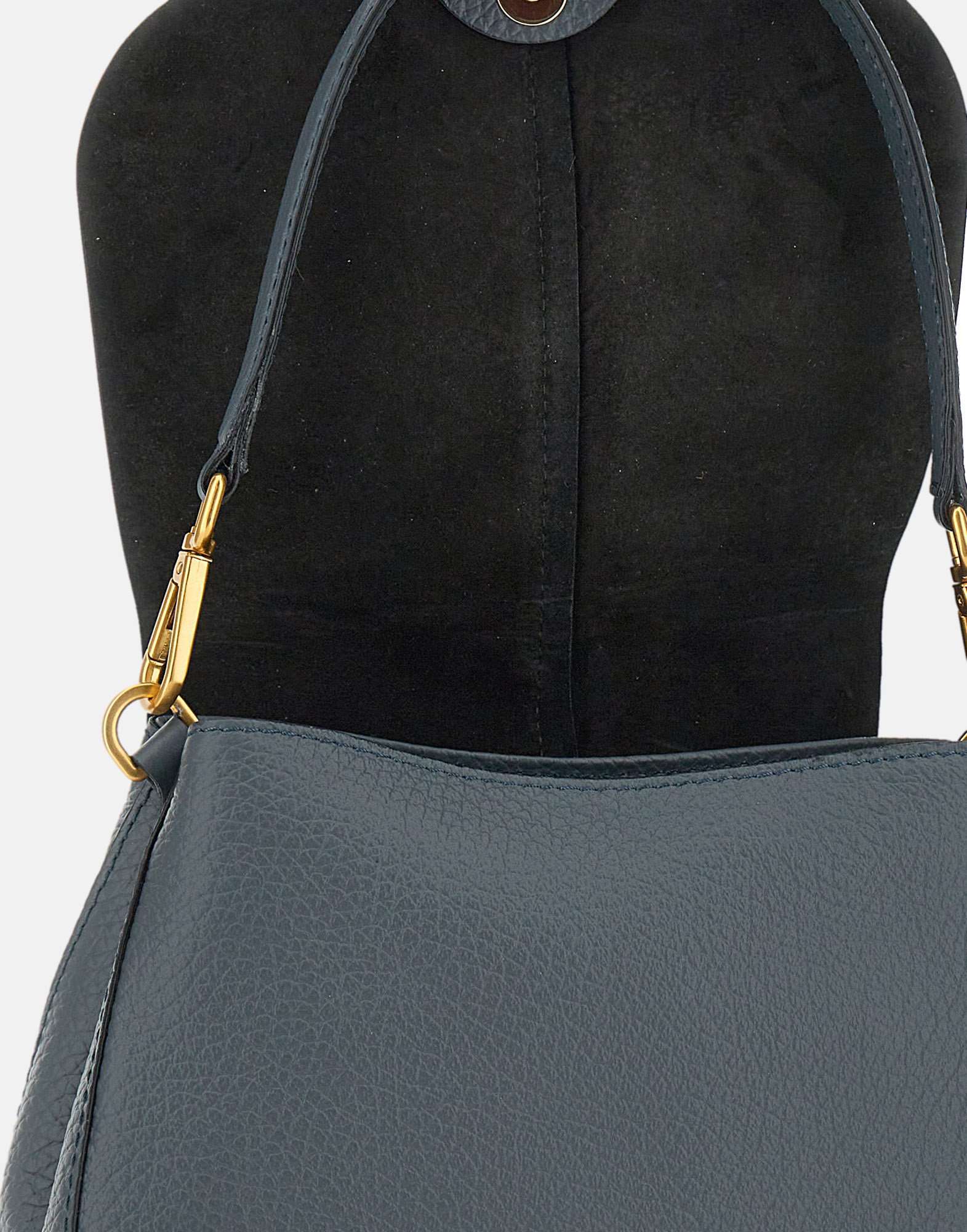 Gianni Chiarini Helena Round Shoulder Bag In Black