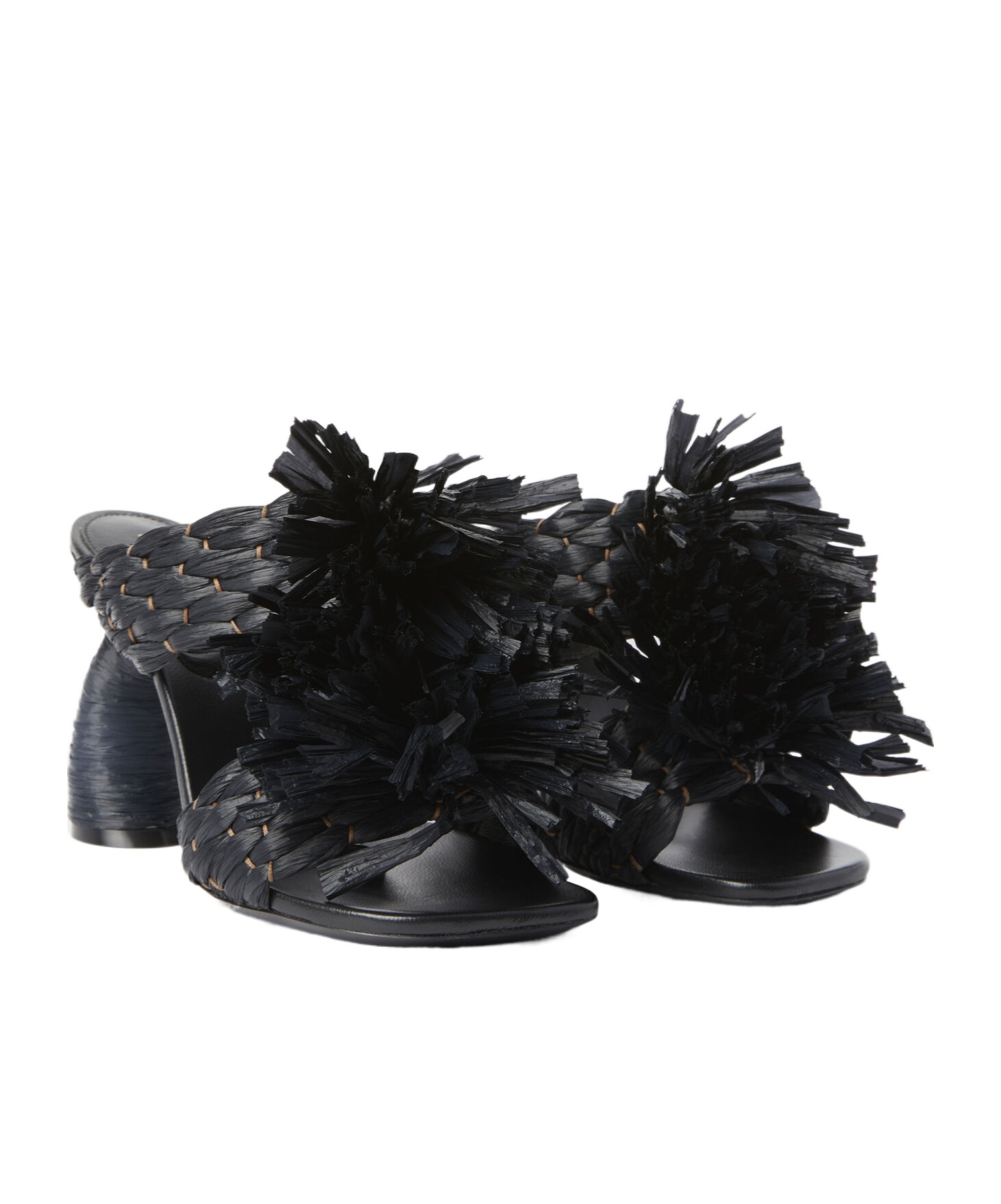 DRIES VAN NOTEN KNITTED HIGH-HEELED SANDALS